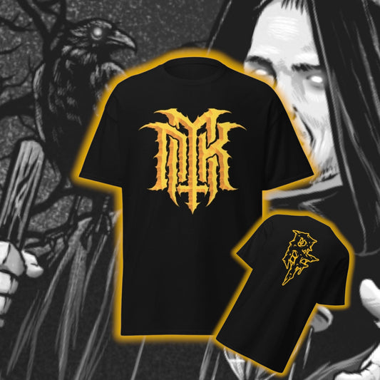 Deadman Krow - Official gold logo t-shirt