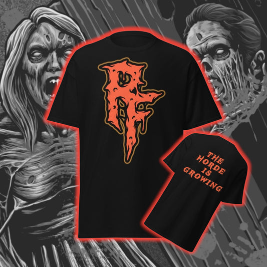 Rotting Flesh Records - blood orange logo t-shirt